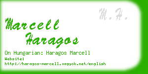 marcell haragos business card